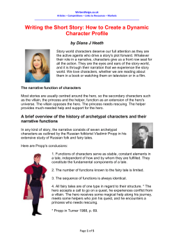 How to Create a Dynamic Character Profile