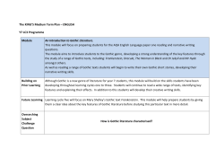 The KING`S Medium Term Plan &ndash; ENGLISH Y7 LC3 Programme