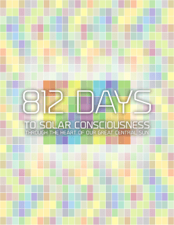 812 Days to Solar Consciousness - Foundation for the Law of Time