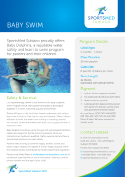 BABY SWIM - SportsMed Subiaco