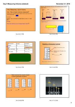 Day 5 Measuring Volume.notebook