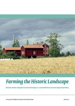 Farming the Historic Landscape - Rijksdienst voor het Cultureel