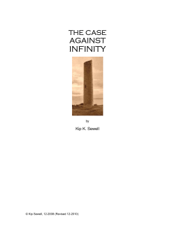 The Case Against Infinity