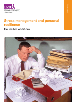 Stress management and personal resilience