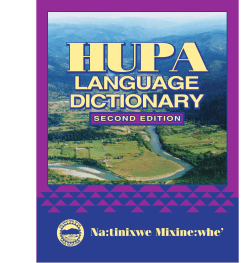 Hupa Language Dictionary
