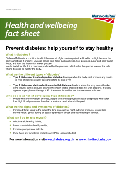 Prevent Diabetes