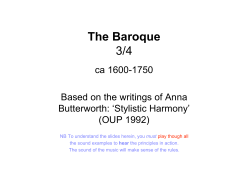 The Baroque 3/4