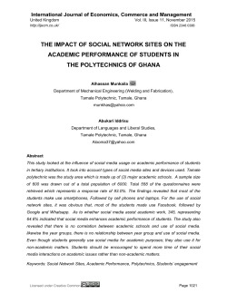 the impact of social network sites on the academic