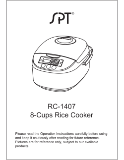 RC-1407 8-Cups Rice Cooker