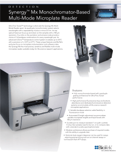 Synergy&trade; Mx Monochromator-Based Multi