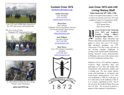 Contact Crew 1872 Join Crew 1872 and LHC