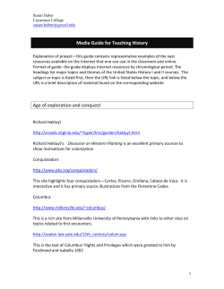 Media guide for teaching history