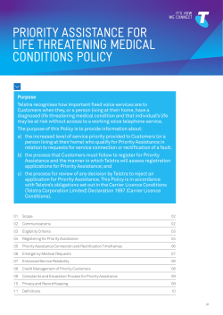 Priority Assistance &reg; for Individuals Policy