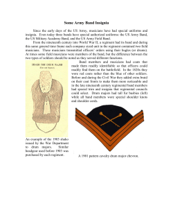Some Army Band Insignia