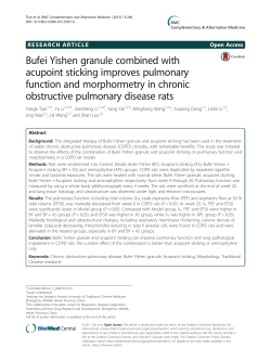 Bufei Yishen granule combined with acupoint sticking improves