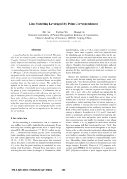 Line Matching Leveraged By Point Correspondences