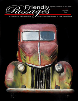 May/June 2016 - Rupert J. Smith Law Library