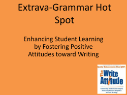 use a comma - The Write Attitude