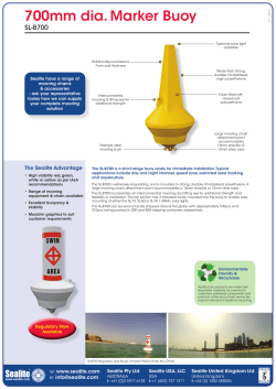 700mm dia. Marker Buoy