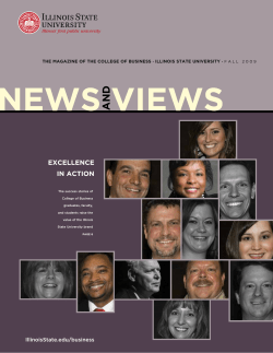 excellence in action - College of Business