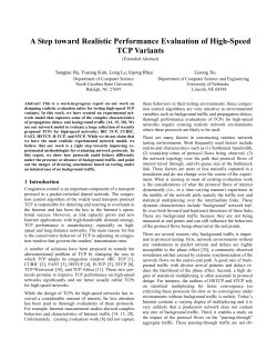 A Step toward Realistic Performance Evaluation of
