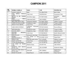 CAMPIONI 2011