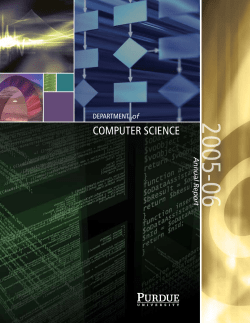 2005-2006 - Purdue Computer Science