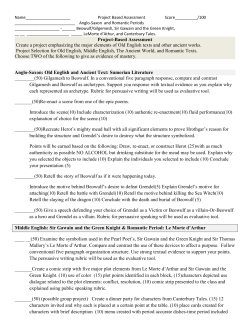 Project-Based Assessment Create a project emphasizing the major