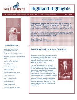 Fall 2008 Newsletter
