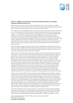 Hallin, DC (1986) The uncensored war