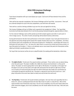 FIPB Lineman Challenge Rules 2016