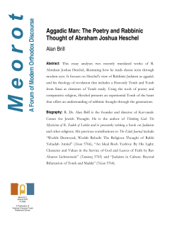 The Poetry and Rabbinic Judaism of Abraham