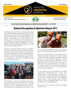 Current Newsletter - Athletes Unlimited