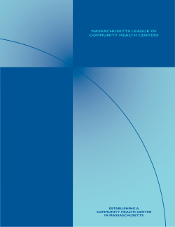 Establishing a Community Health Center in Massachusetts