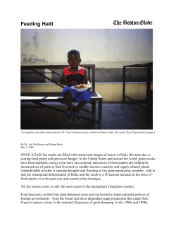 Feeding Haiti