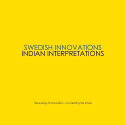 swedish innovations indian interpretations