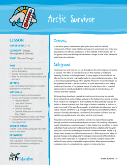 Arctic Survivor - HCTF Education