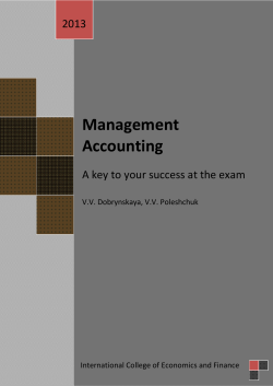 Management Accounting