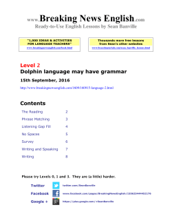 8-page printable - Breaking News English