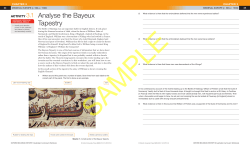Analyse the Bayeux Tapestry