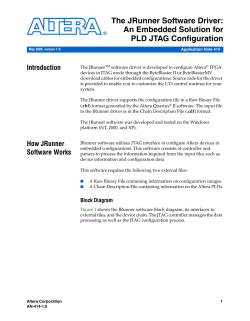 AN 414: The JRunner Software Driver