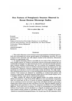 New Features of Protoplasmic Structure Observed in Recent