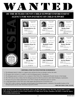 2013 - Butler County CSEA