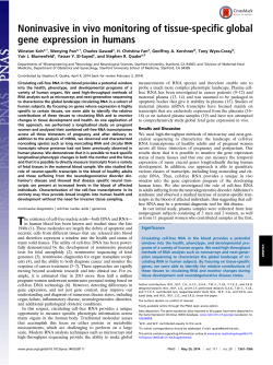 Noninvasive in vivo monitoring of tissue