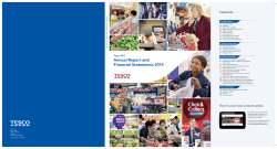 Tesco Strategic Report 2014