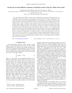 Solving the advection-diffusion equations in biological contexts