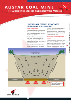 managing subsidence