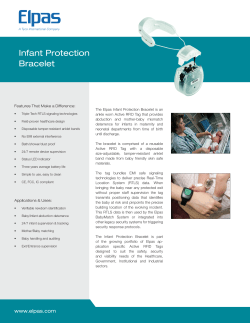 Infant Protection Bracelet