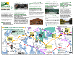 Washington Junction to Cherryfield