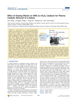 Effect of Doping Metals on OMS-2/&gamma;